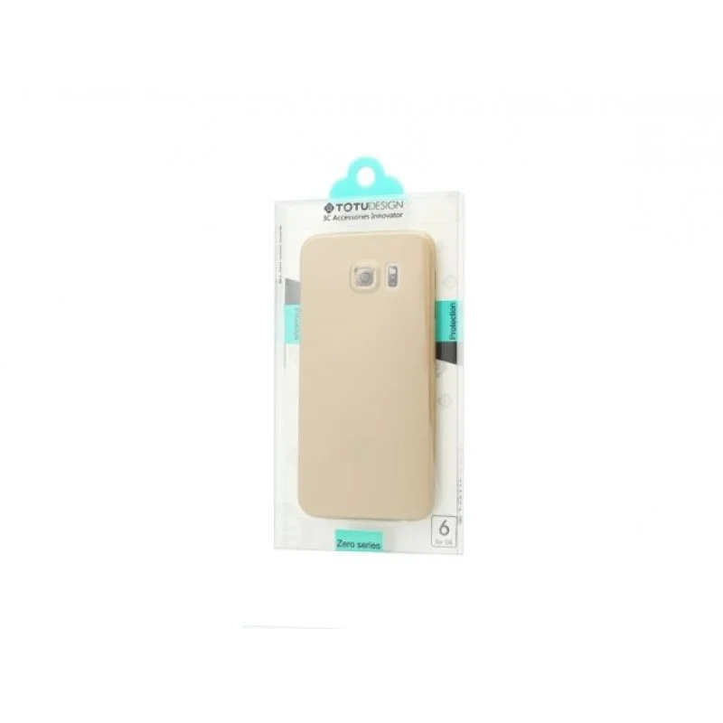 Гръб Teracell  за Samsung Galaxy S6/S6 Edge Златен...