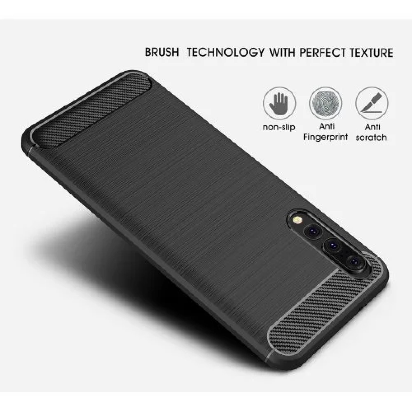 Гръб OEM Carbon Fiber за Xiaomi MI 9 SE Черен