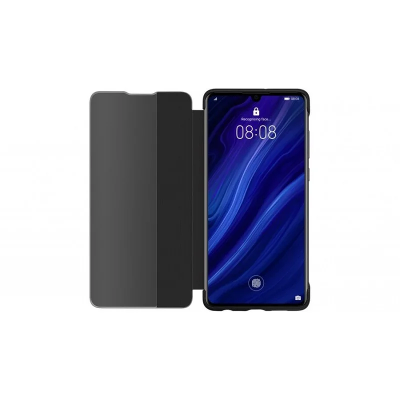 Гръб Huawei за Huawei P30 Черен, Flip Cover