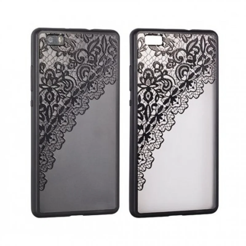 Гръб Lace Flower  за Huawei/ Honor P10 Черен...