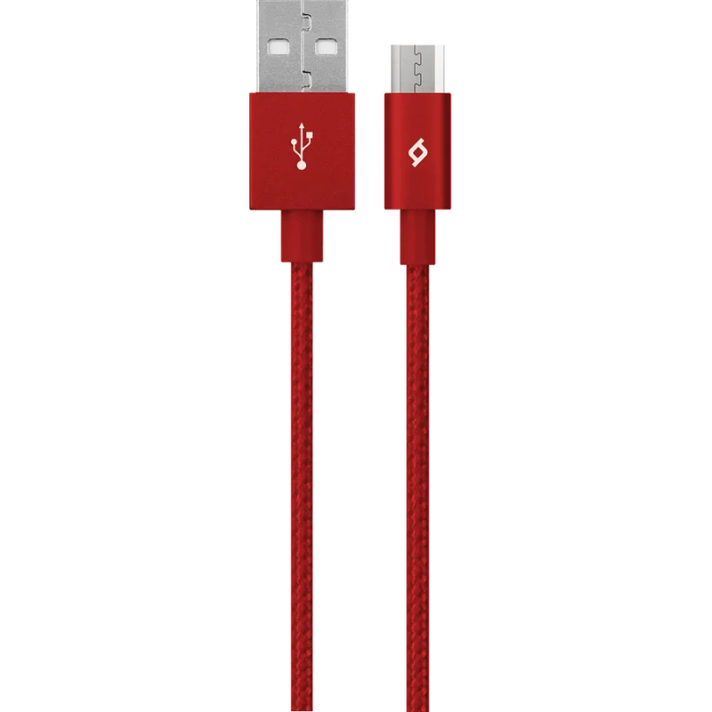 Кабел AlumiCable Micro USB Charge/Data Cable, Черв...