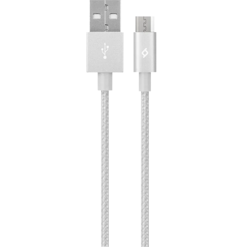 Кабел AlumiCable Micro USB Charge/Data Cable, Среб...