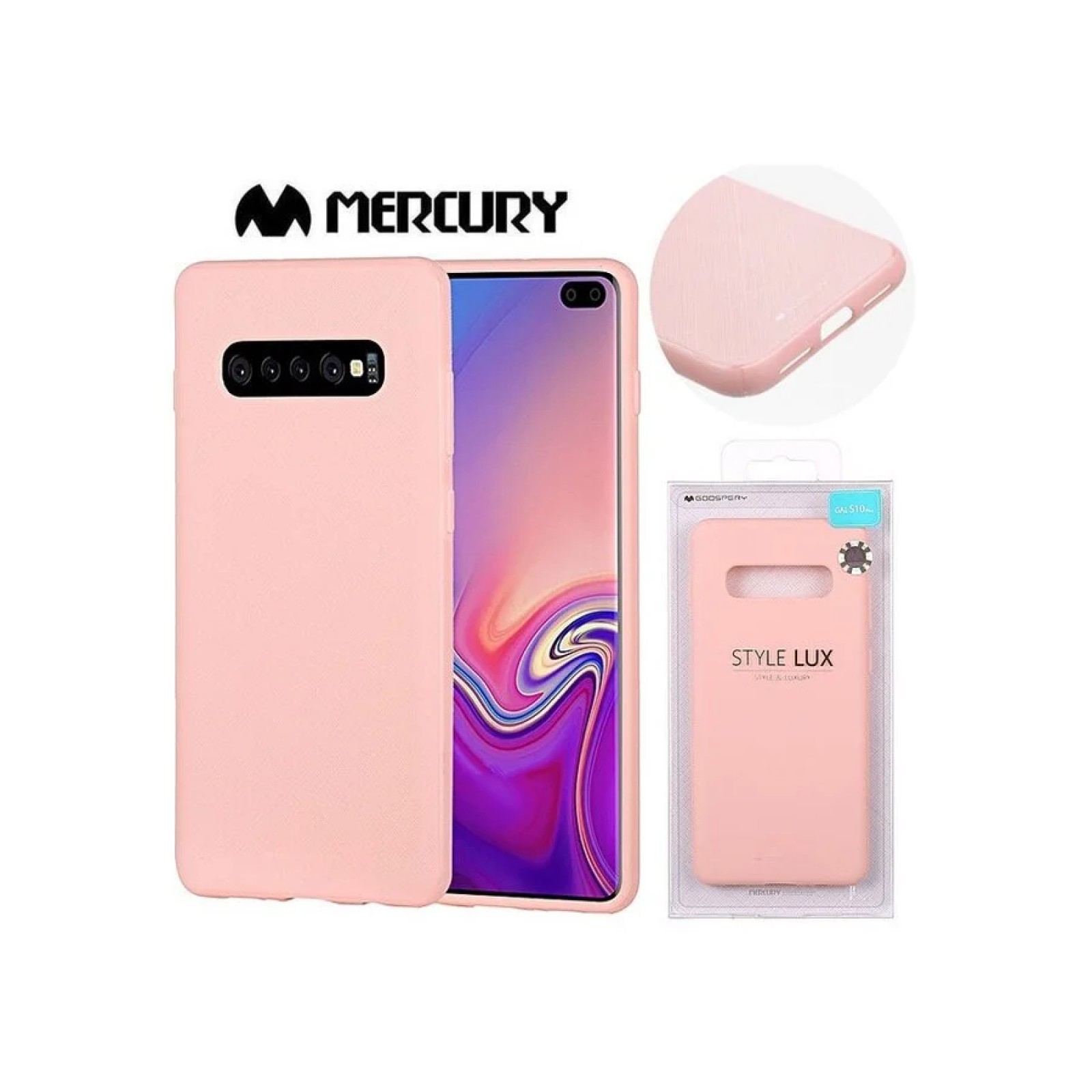 Гръб Mercury  за Samsung Galaxy S10 Plus Розов