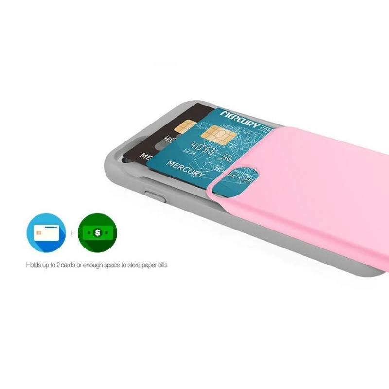 Гръб Mercury Bumper Case за Samsung Galaxy J7 (2017) Розов