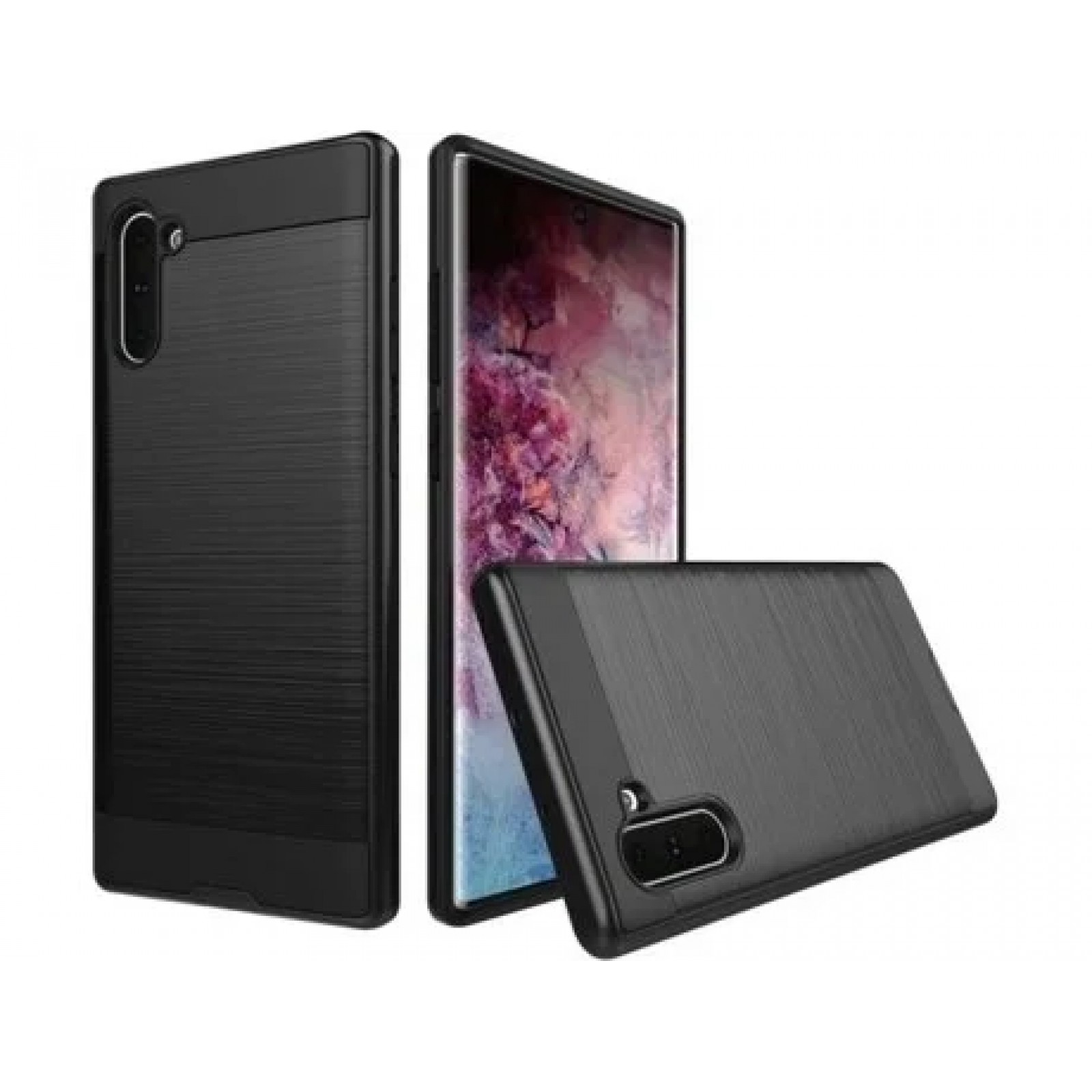 Гръб Forcell Carbon  за Samsung Galaxy Note 10 Черен