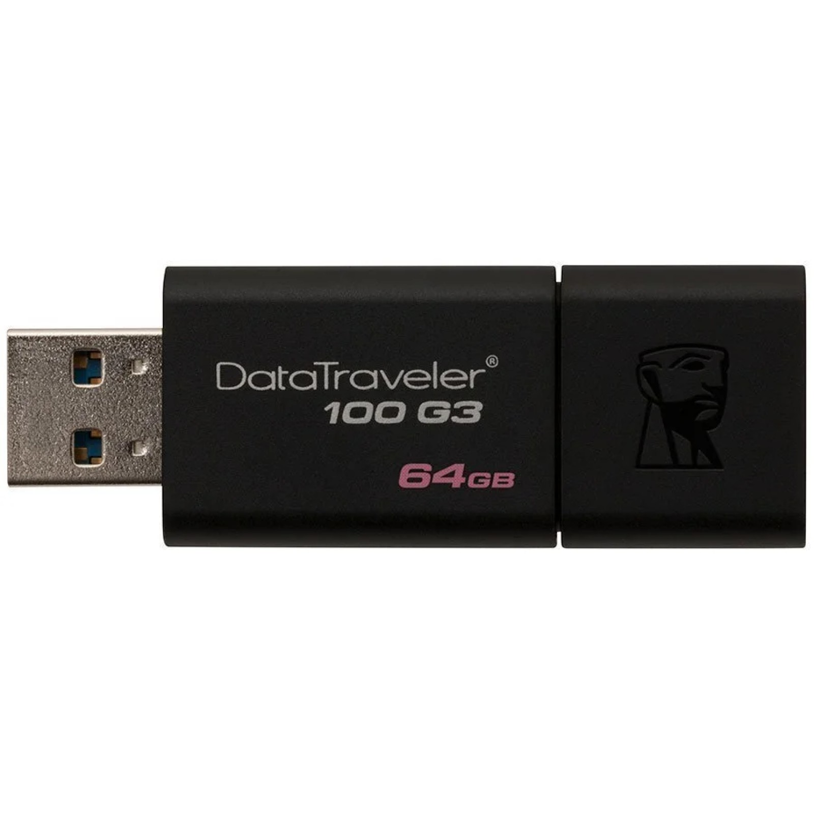 Флашка Kingston DT100G3/64GB Черна