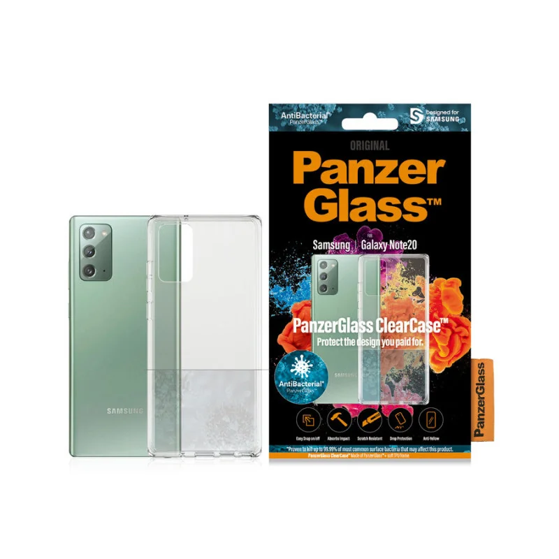 Гръб PanzerGlass AntiBacterial ClearCase за Samsun...