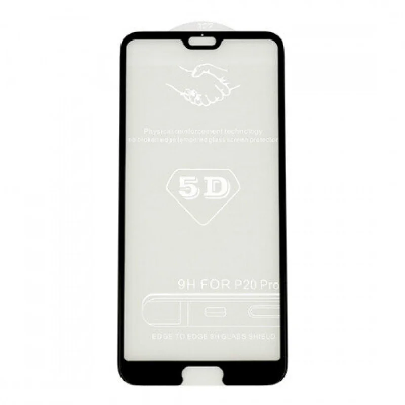 Стъклен протектор 5D Full Glue Tempered Glass за H...