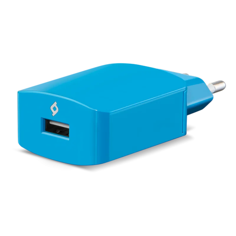 Зарядно 220V SpeedCharger USB Travel Charger, 2,1A, incl, Type C Cable - Синьо,116242