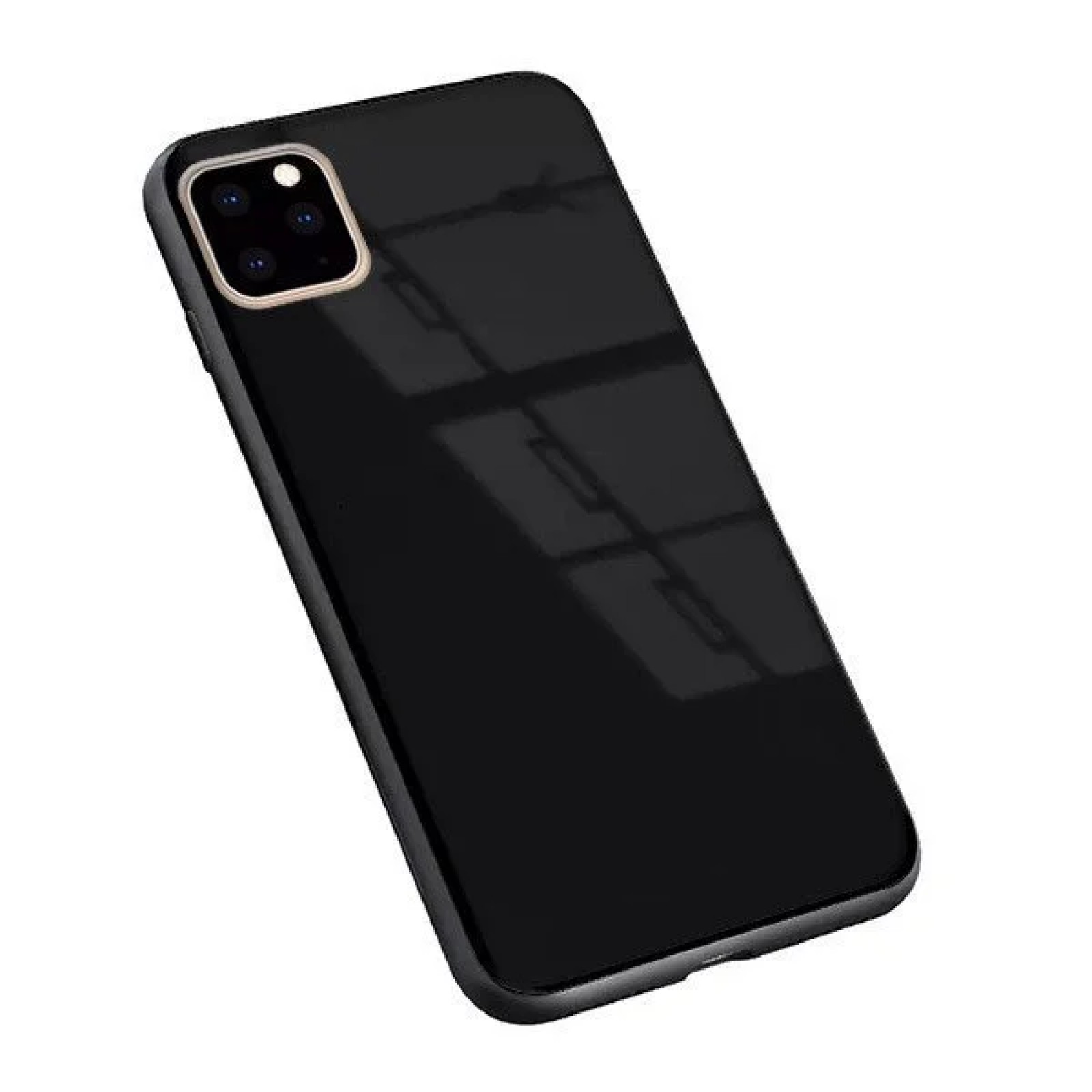 Гръб OEM Glass Case за Apple iPhone 11 Pro Черен