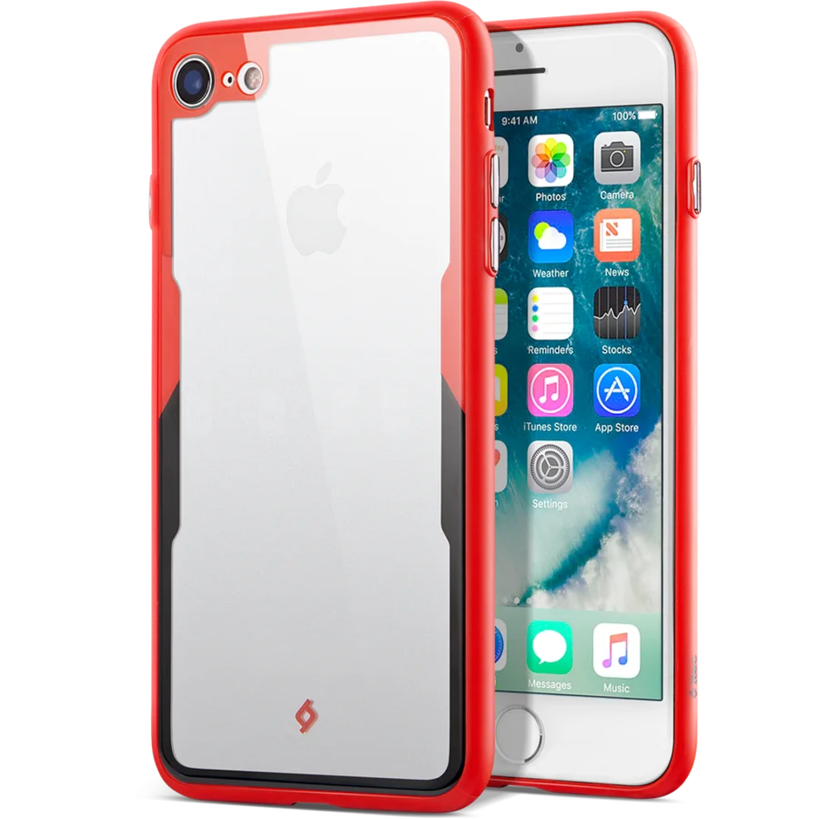 Гръб ttec Bumper Case за Apple iPhone 7/8/SE 2020 Червен