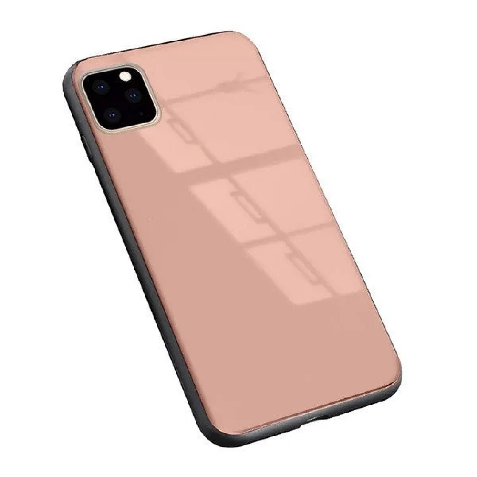 Гръб OEM Glass Case за Apple iPhone 11 Pro Max Розов