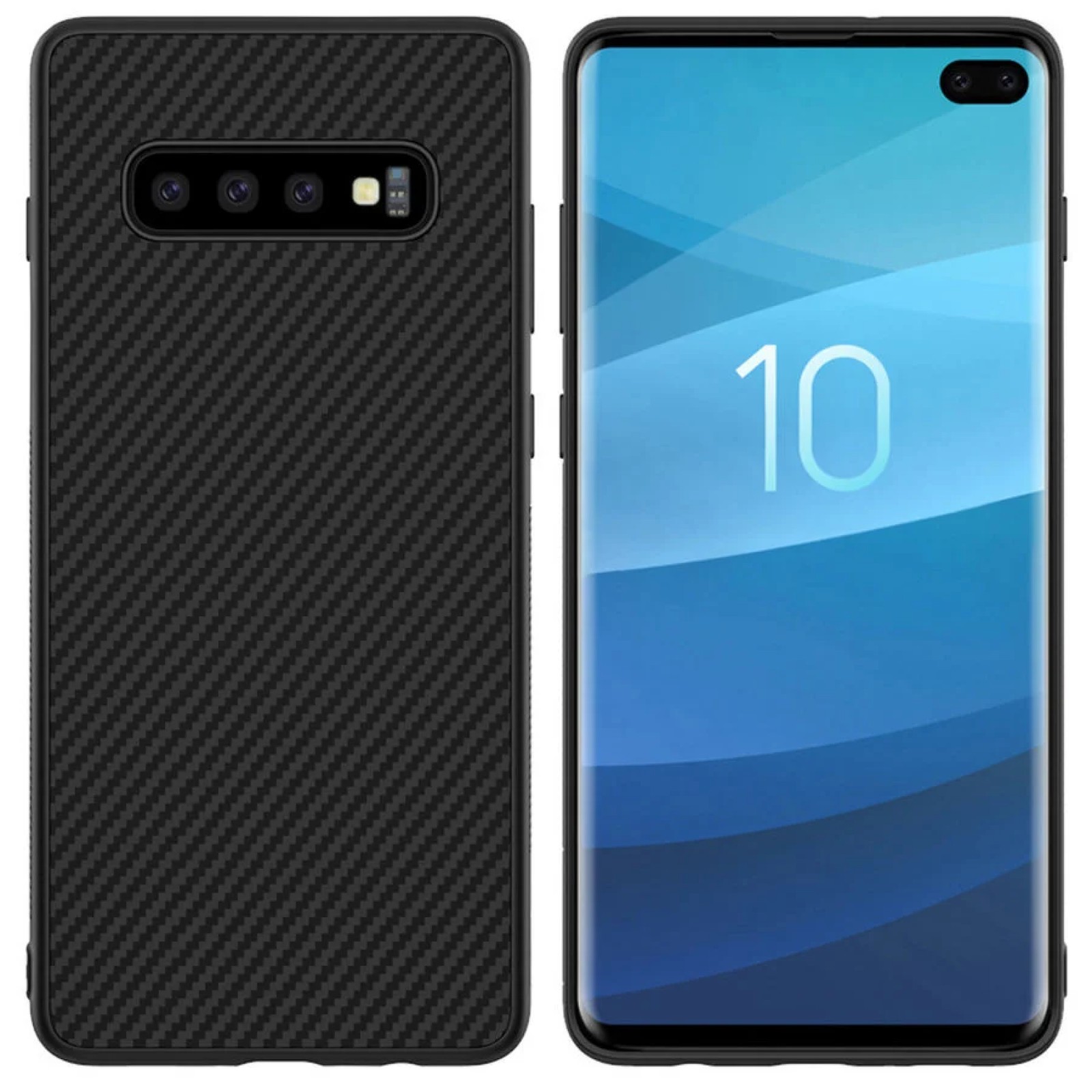 Гръб Nillkin  за Samsung Galaxy S10 Plus Черен