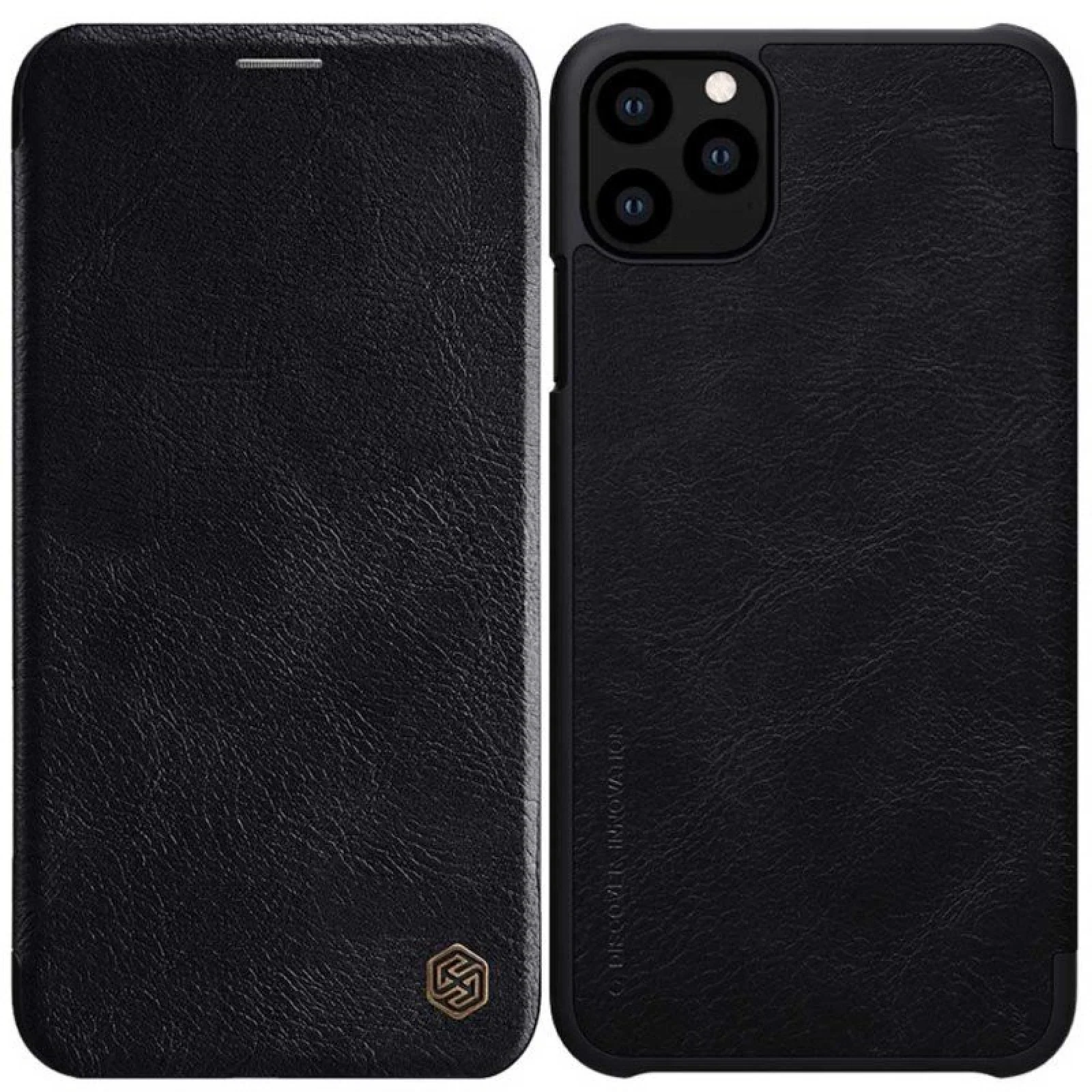 Гръб Nillkin Qin за Apple iPhone 11 Pro Max Черен