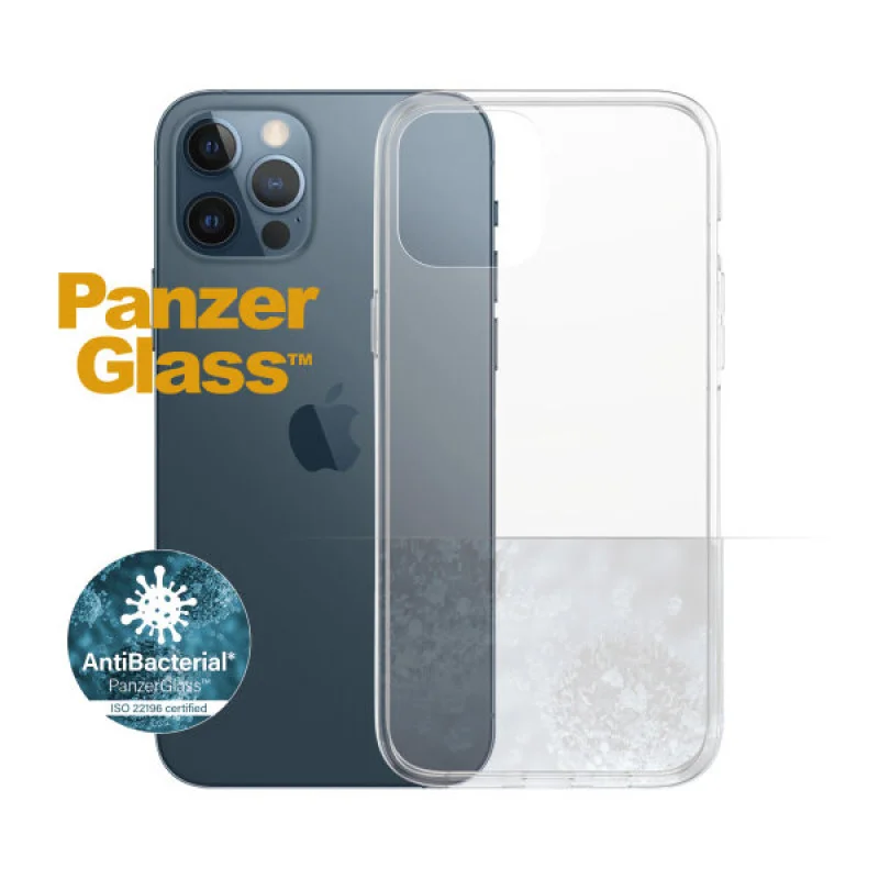 Гръб за Iphone 12 Pro Max 6.7" PanzerGlass, AntiBacterial - Прозрачен