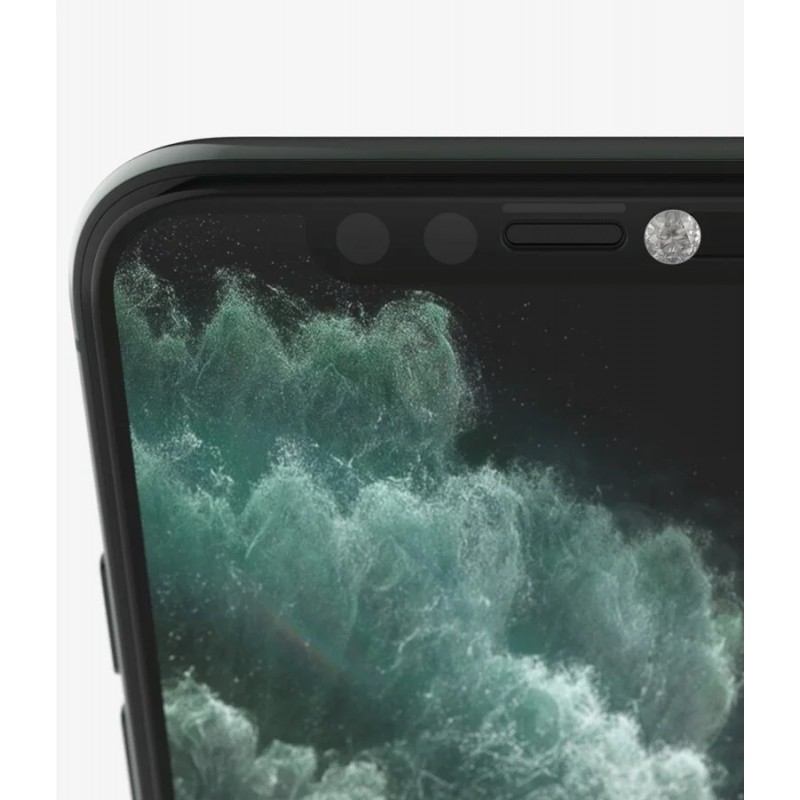 Стъклен протектор PanzerGlass за Apple iPhone Xs Max/11 Pro Max Case Friendly CamSlider Swarovski Edition Черен