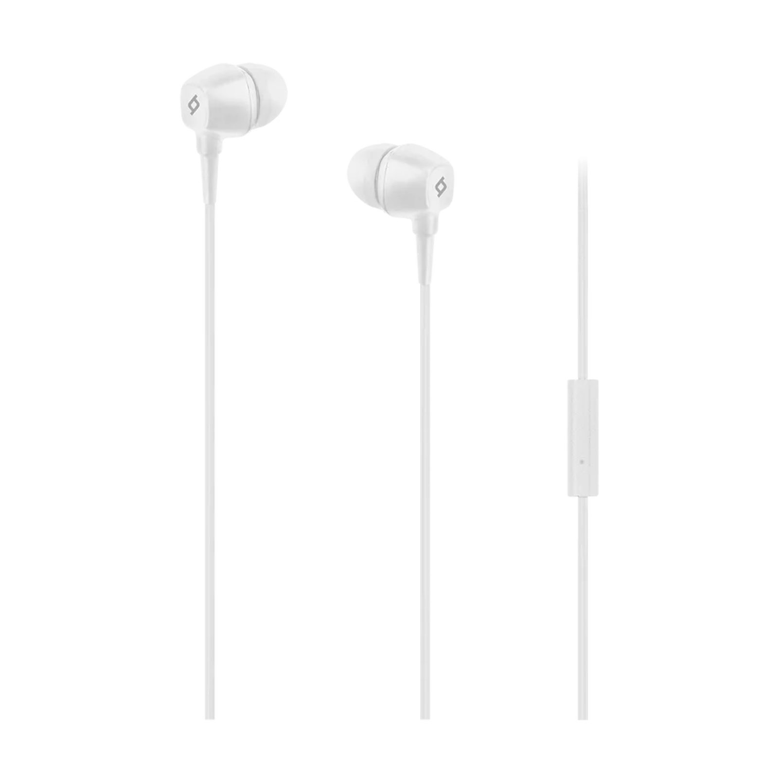 Слушалки Pop In-Ear Headphones with Microphone 3.5mm - Бели, 117945