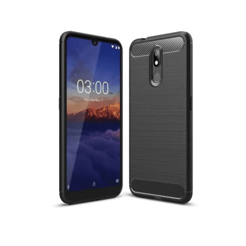 Гръб OEM Carbon Fiber за Nokia 3.2 2019 Черен...