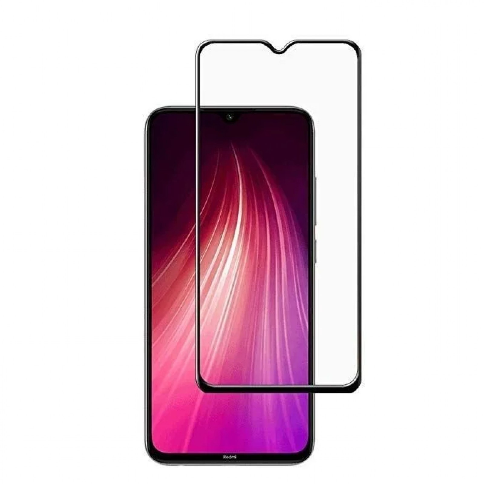 Стъклен протектор OEM за Xiaomi Redmi Note 8 5D Full Glue Прозрачен