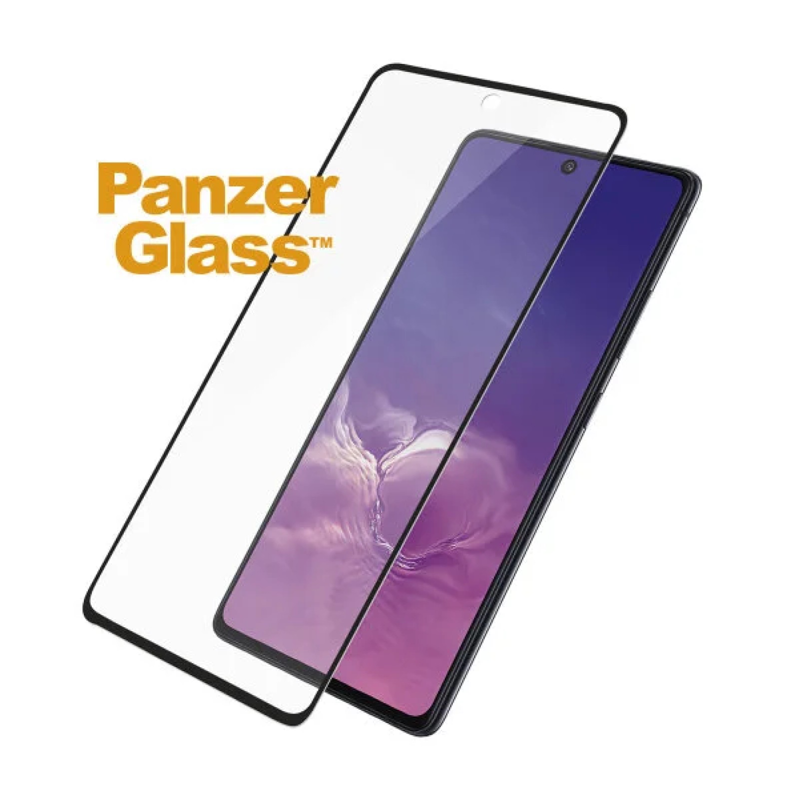 Стъклен протектор PanzerGlass за Samsung Galaxy S10 Lite Case Friendly Черен