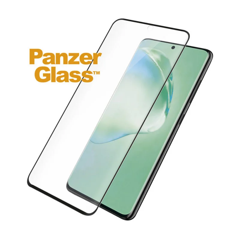 Стъклен протектор PanzerGlass за Samsung Galaxy S20 Plus Case Friendly Черен
