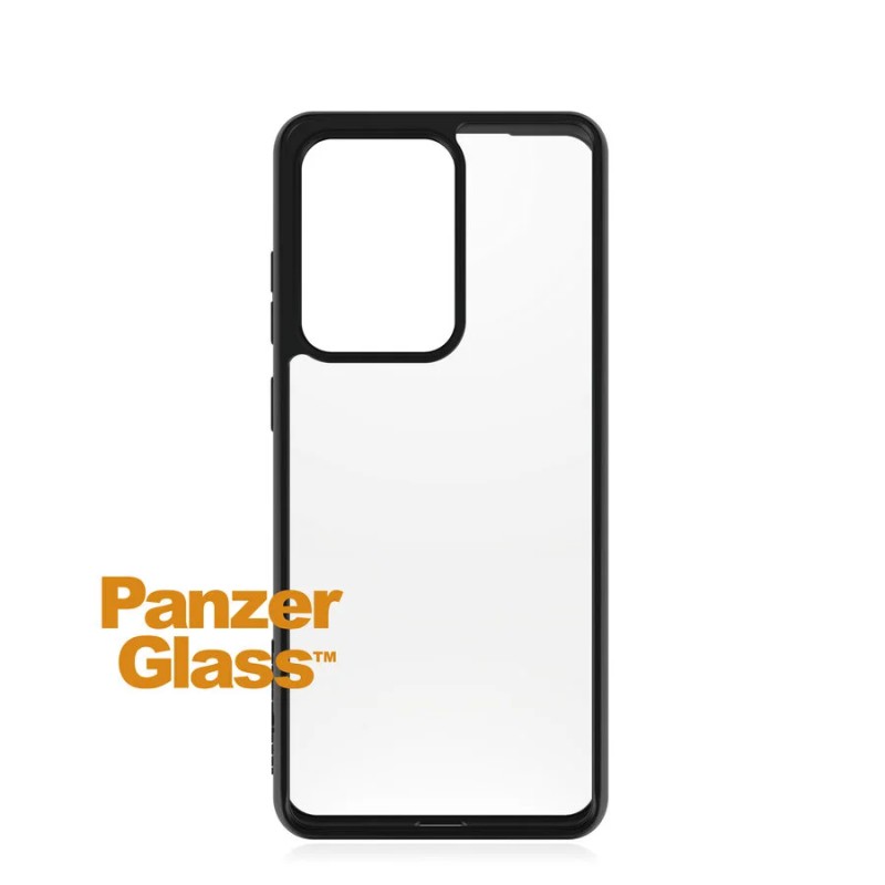 Гръб PanzerGlass Black frame за Samsung Galaxy S20 Ultra Прозрачен