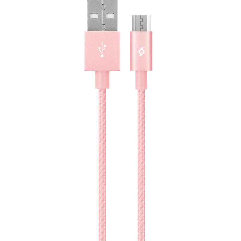 Кабел AlumiCable Micro USB Charge/Data Cable - Роз...