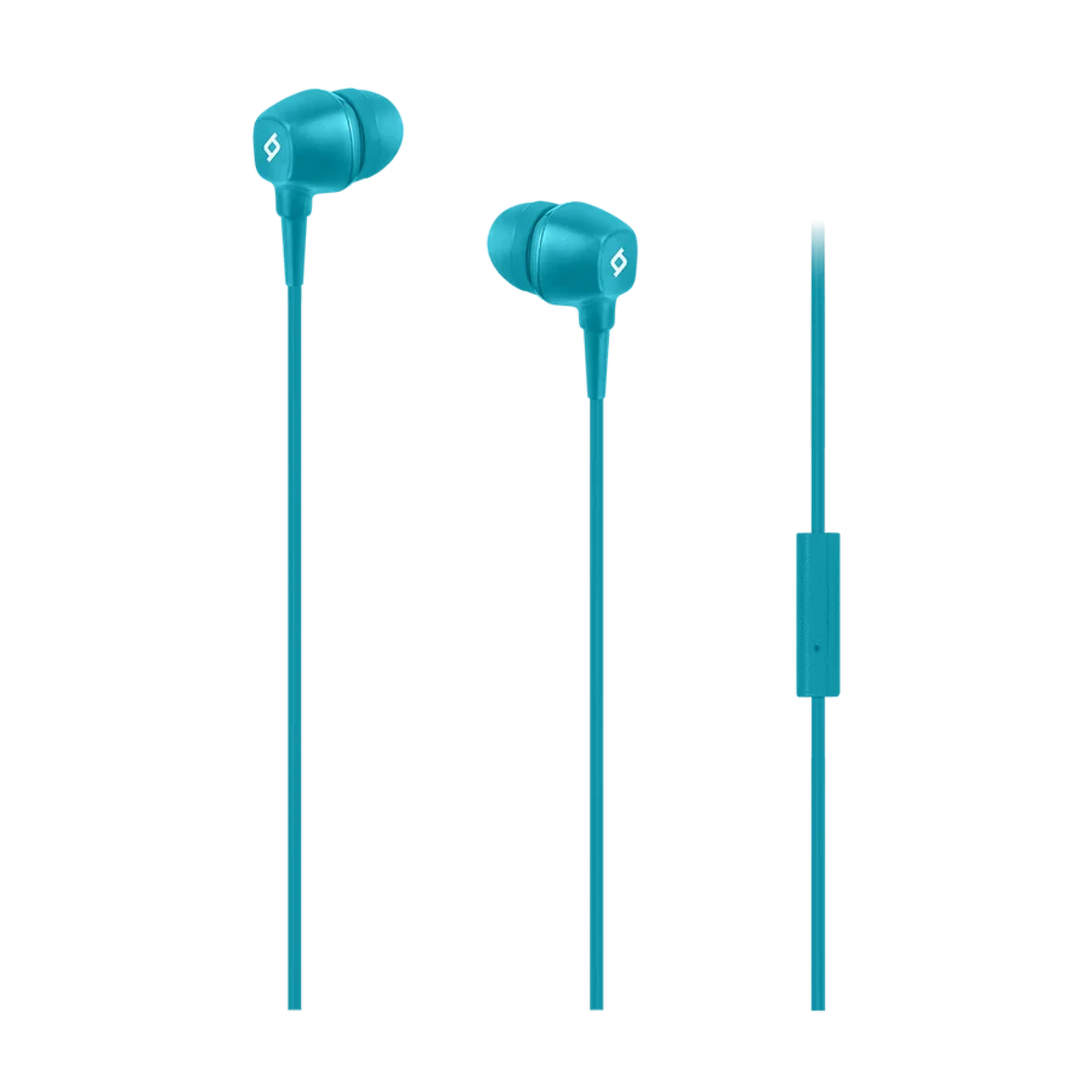 Слушалки Pop In-Ear Headphones with Microphone , 3.5mm  - Turquoise, 117950