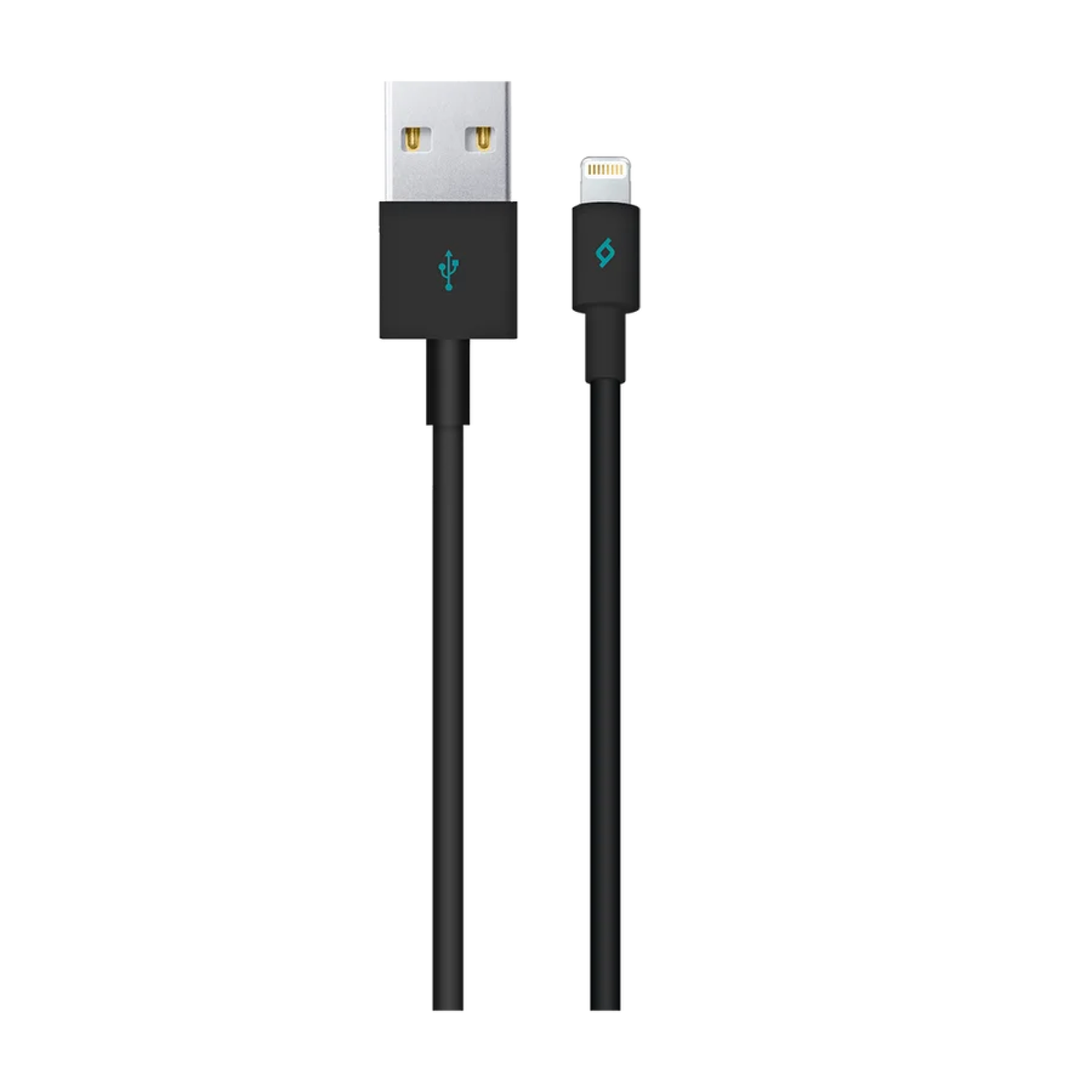 Кабел MFI AlumiCable Lightning Charge/Data Cable - Черен