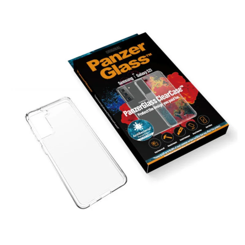 Гръб PanzerGlass AntiBacterial за Samsung Galaxy S...