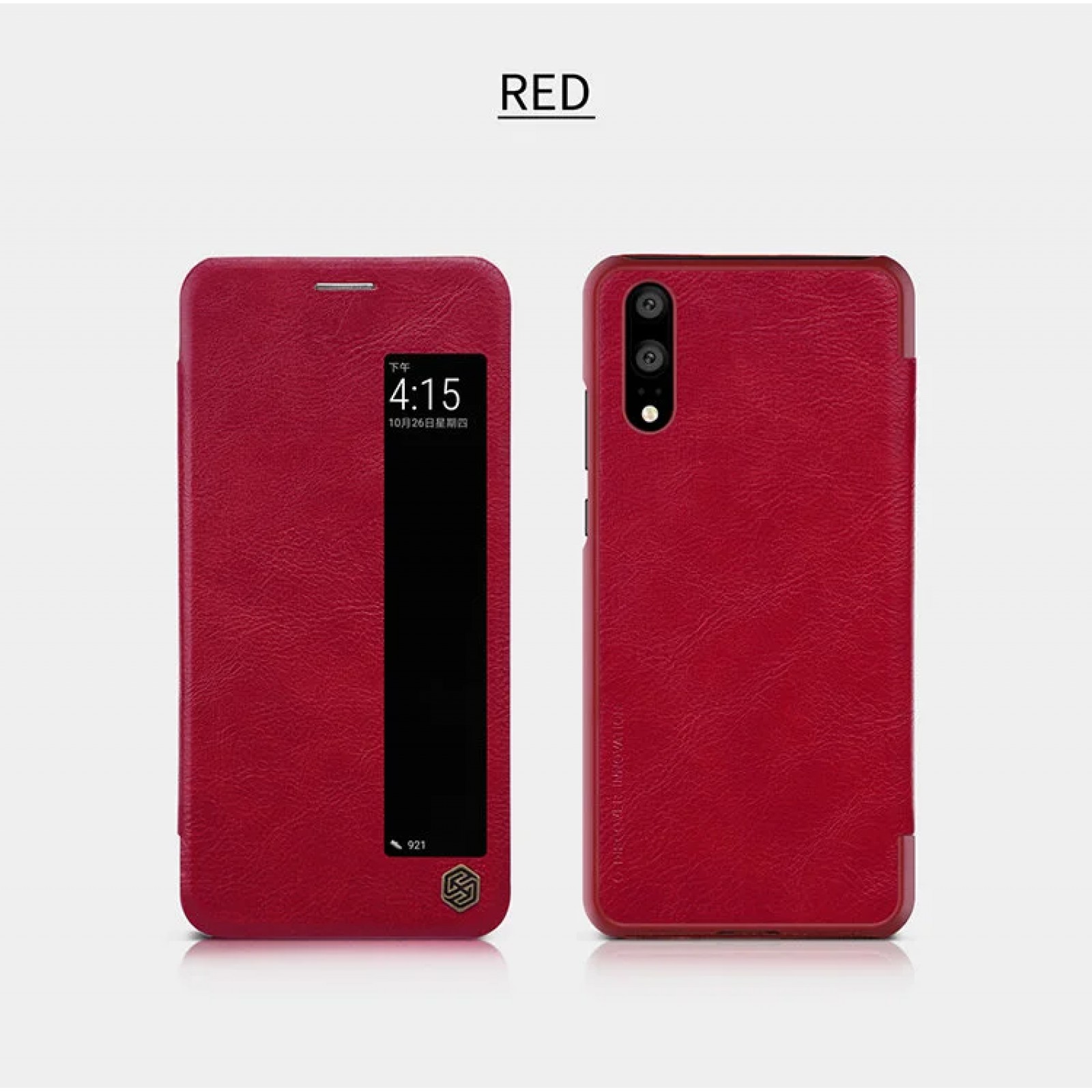 Гръб Nillkin Qin за Huawei/ Honor P20 Червен