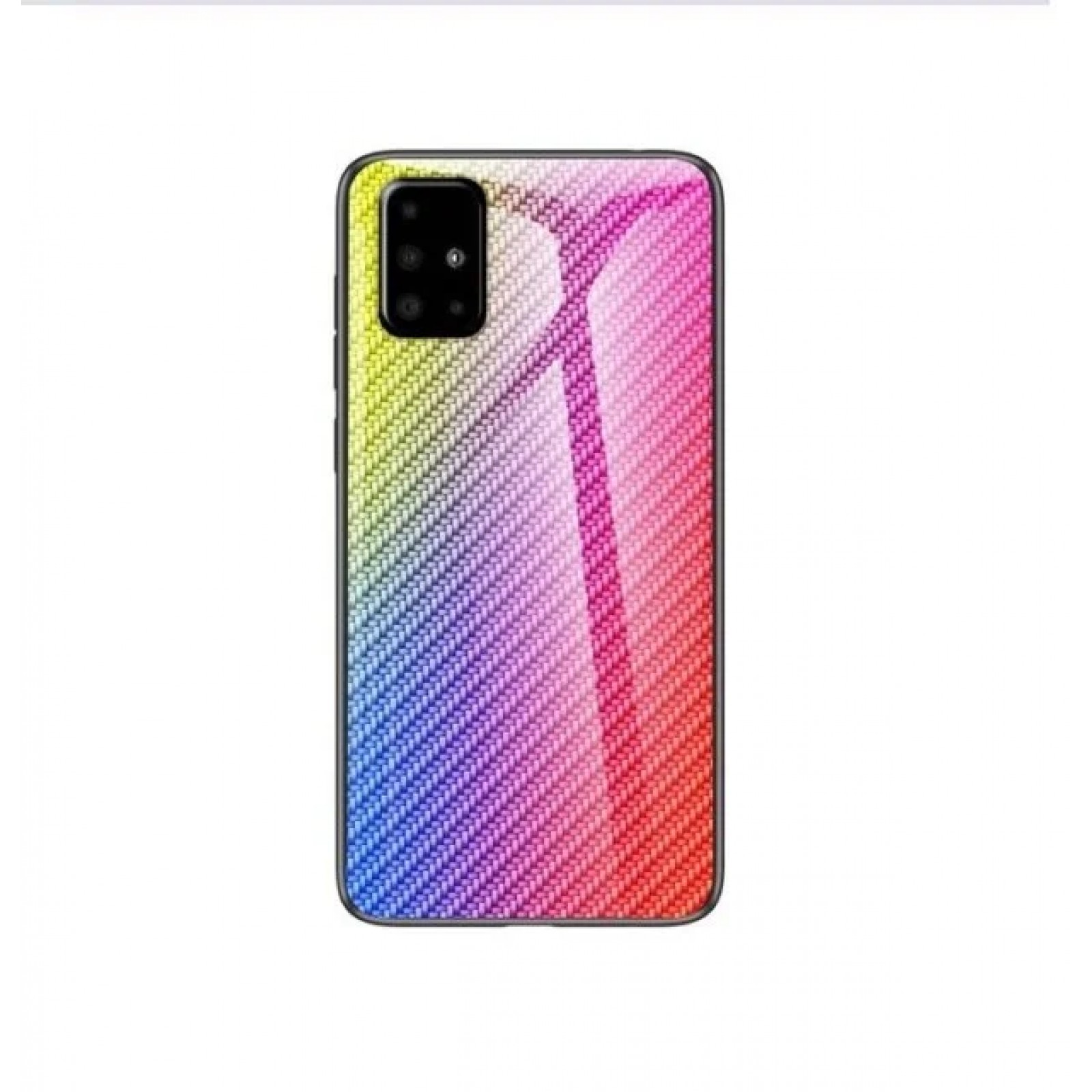 Гръб Teracell Carbon  за Samsung Galaxy A71 Лилав