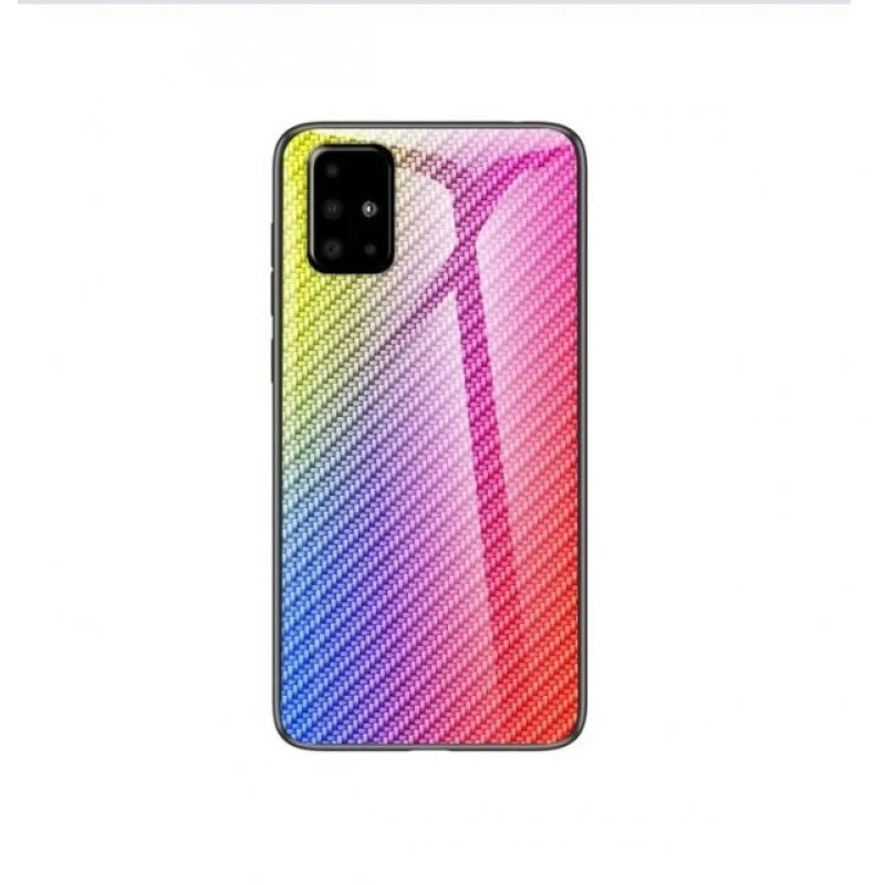 Гръб Teracell Carbon  за Samsung Galaxy A71 Лилав...