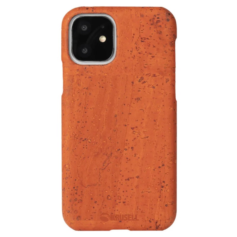 Гръб Krusell  за Apple iPhone 11 Кафяв