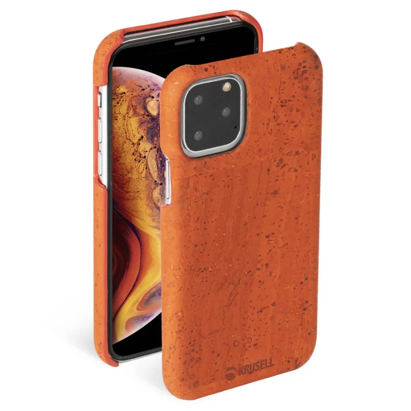 Гръб Krusell  за Apple iPhone 11 Pro Max Кафяв...