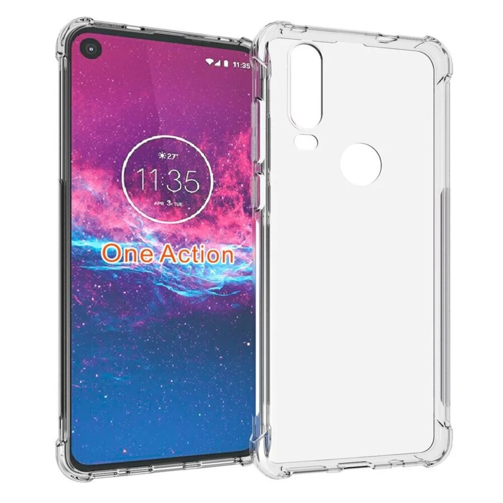 Гръб OEM Clear Case за Apple iPhone XR Златен