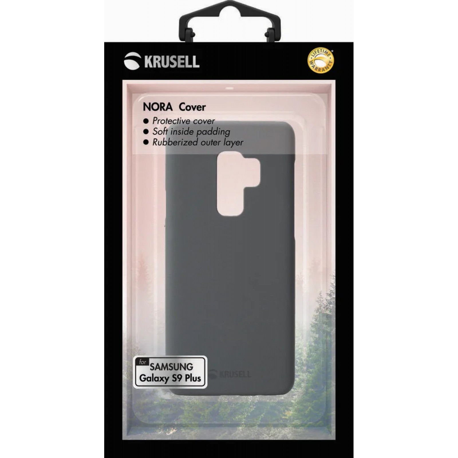 Гръб Krusell  за Samsung Galaxy S9 Plus Сив