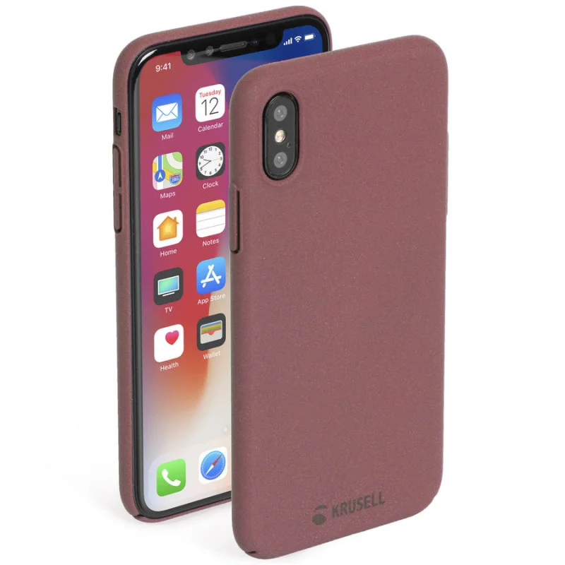 Гръб Krusell SandCover за Apple iPhone X/XS Кафяв...