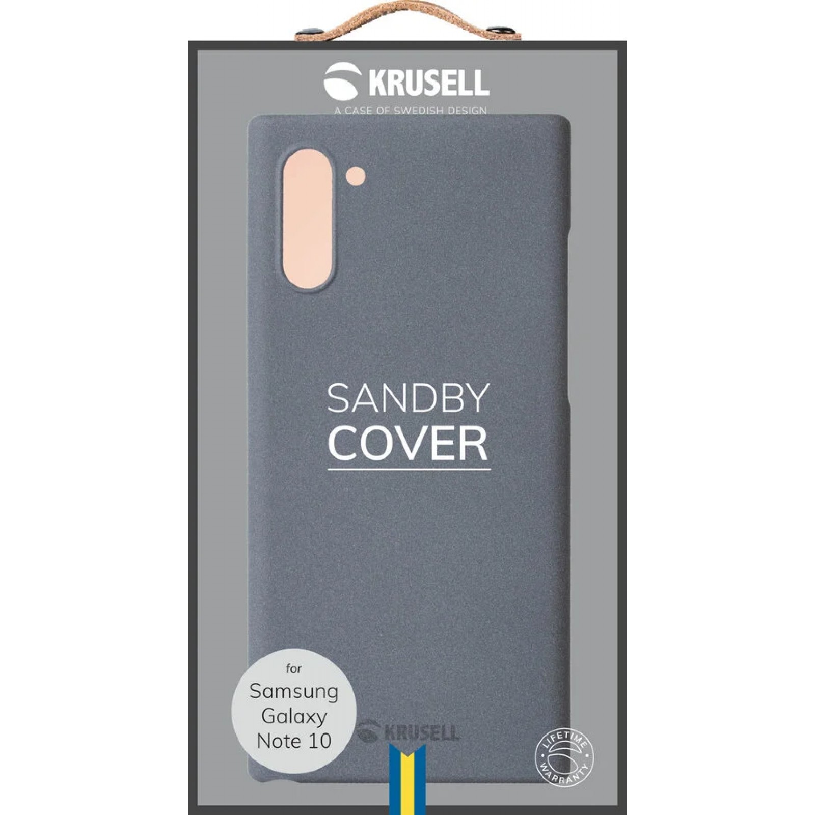 Гръб Krusell SandCover за Samsung Galaxy Note 10 Сив
