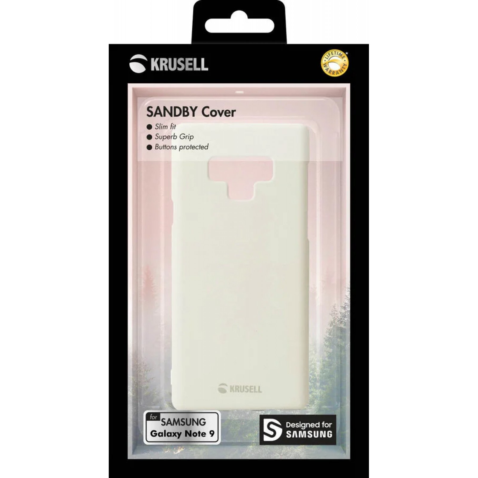 Гръб Krusell SandCover за Samsung Galaxy Note 9 Сив