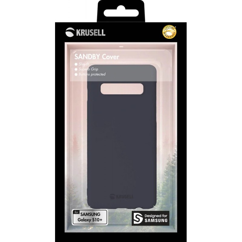 Гръб Krusell SandCover за Samsung Galaxy S10 Plus Сив