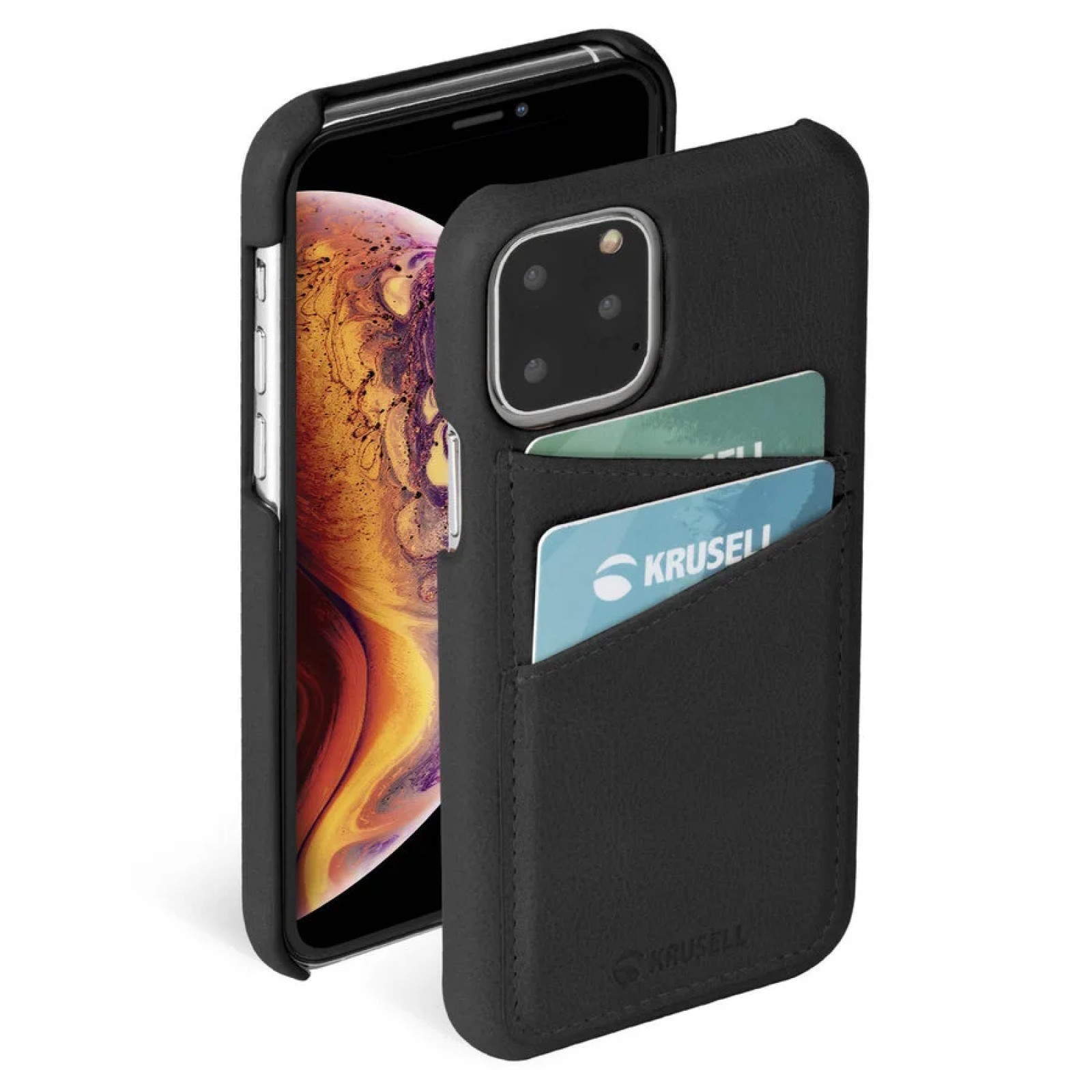 Гръб Krusell Sunne за Apple iPhone 11 Pro Черен