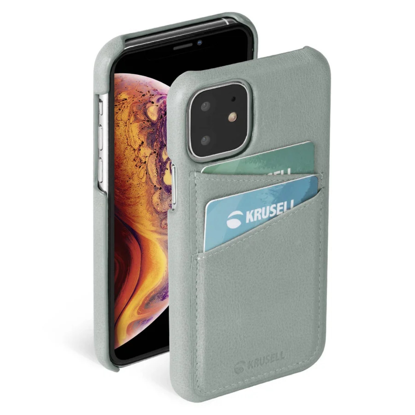 Гръб Krusell Sunne за Apple iPhone 11 Сив