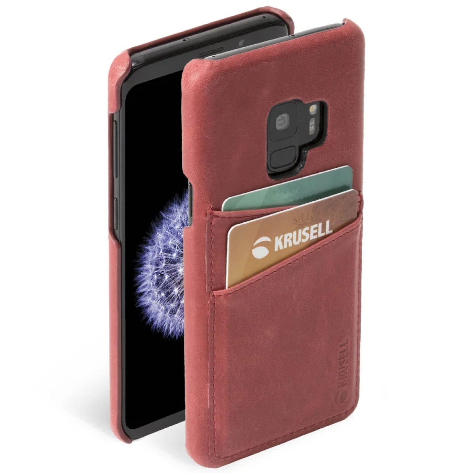 Гръб Krusell Sunne за Samsung Galaxy S9 Червен