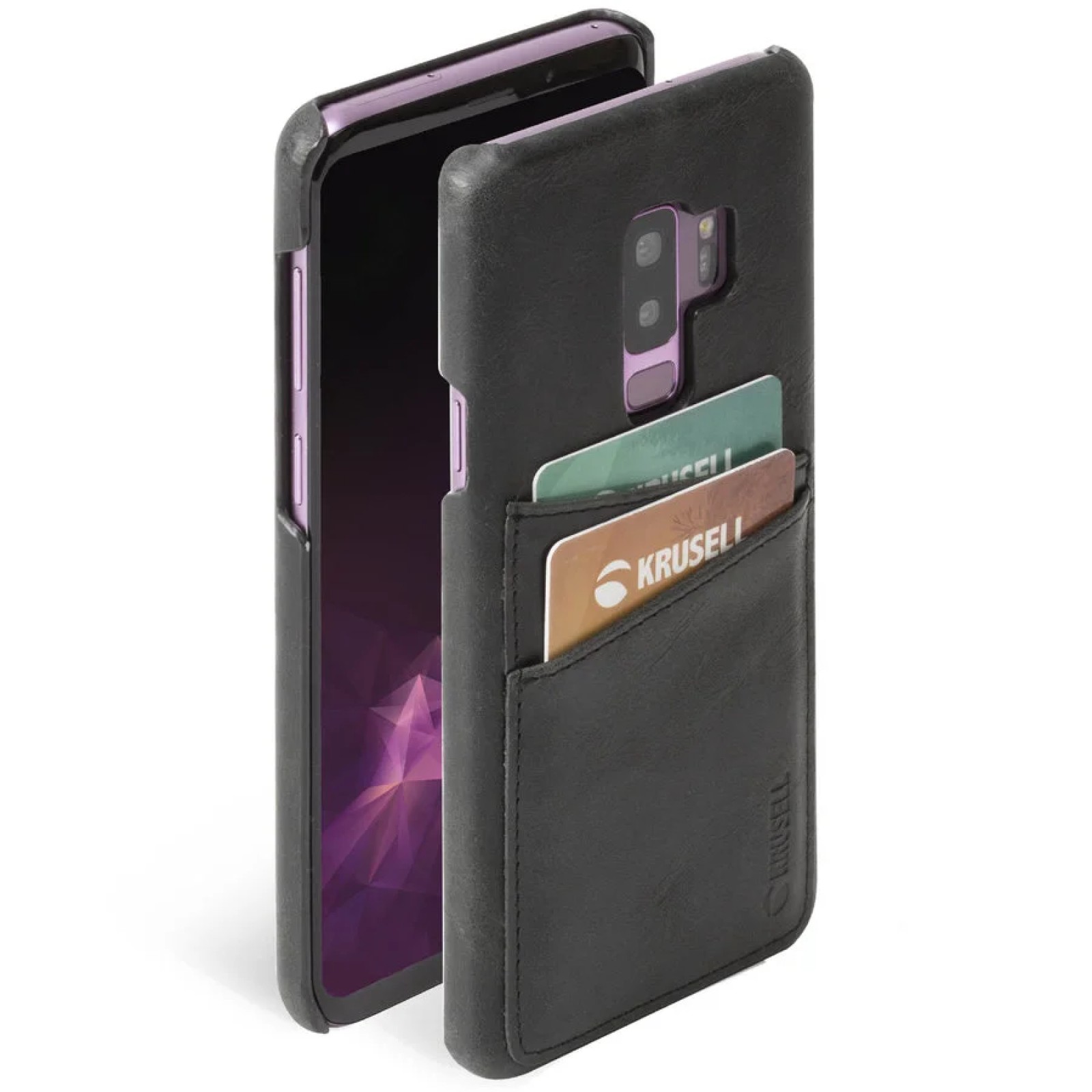 Гръб Krusell Sunne за Samsung Galaxy S9 Plus Черен