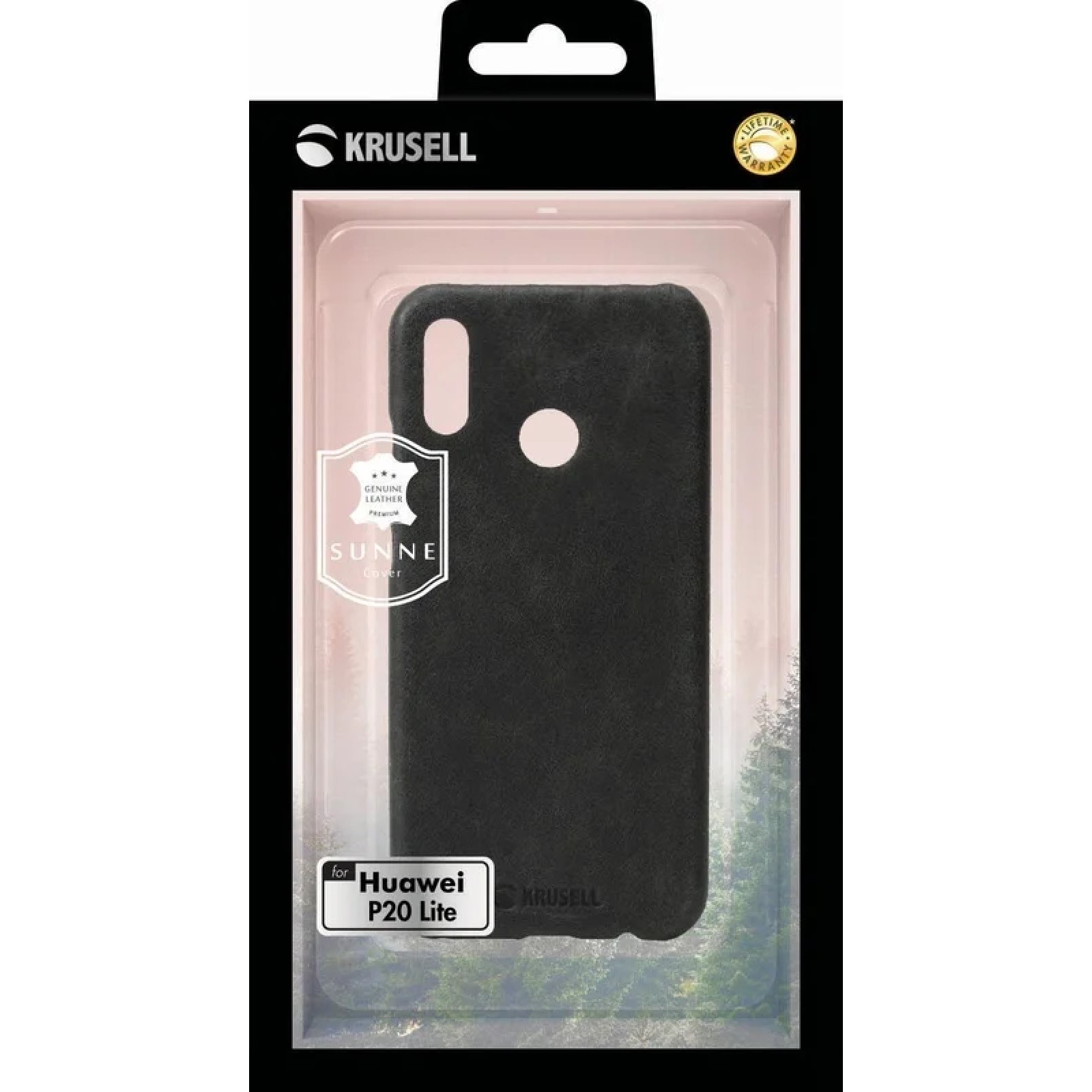 Гръб Krusell Sunne за Huawei/ Honor P20 Lite  Черен