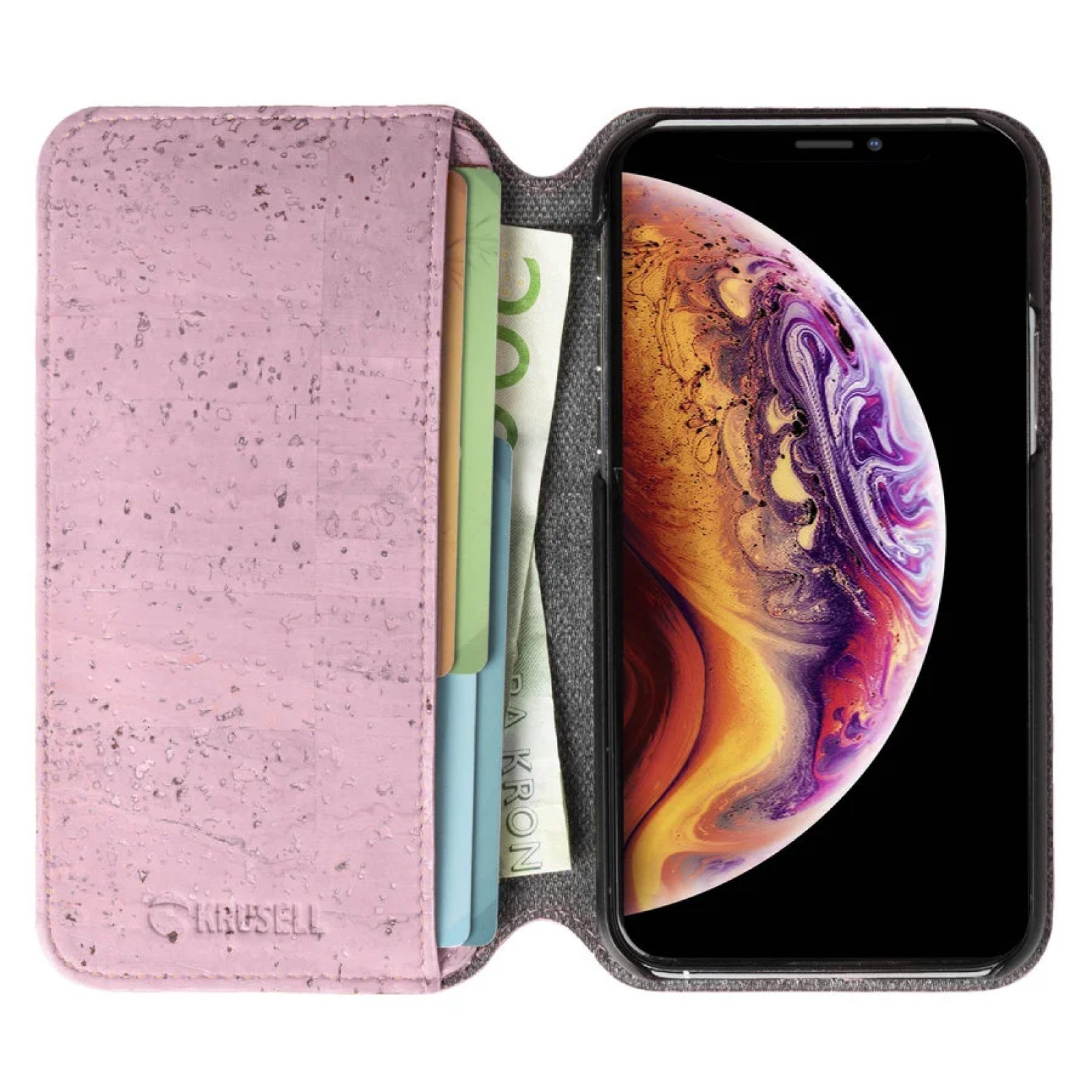 Гръб Krusell  за Apple iPhone 11 Pro Max Розов