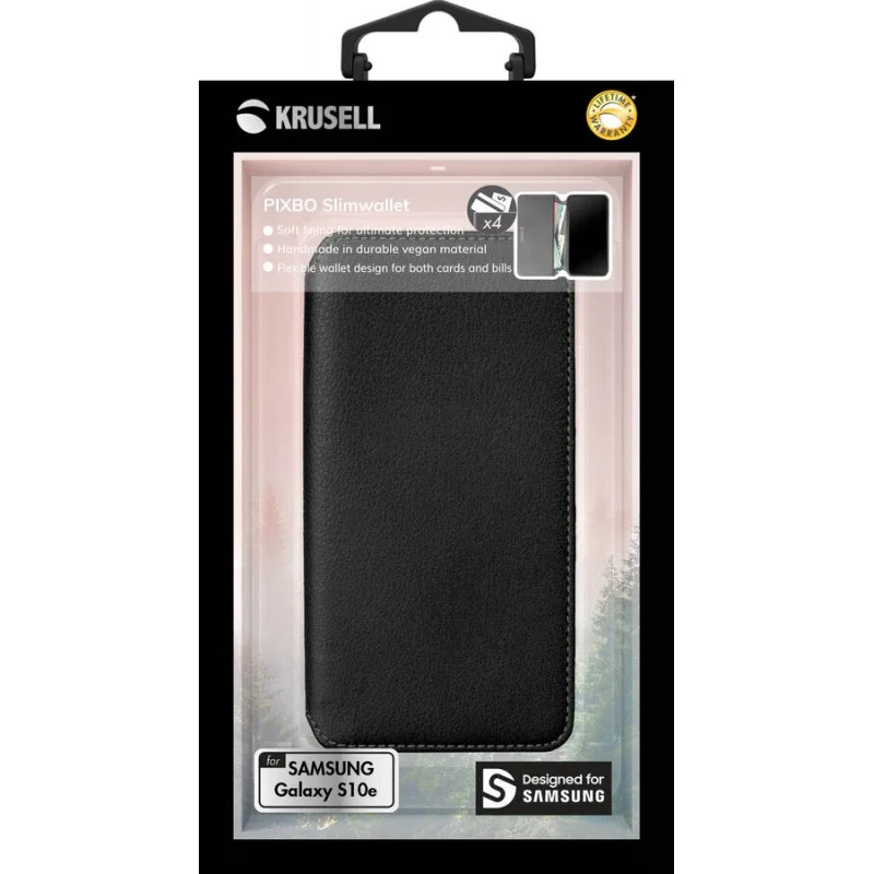 Гръб Krusell  за Samsung Galaxy S10e Черен