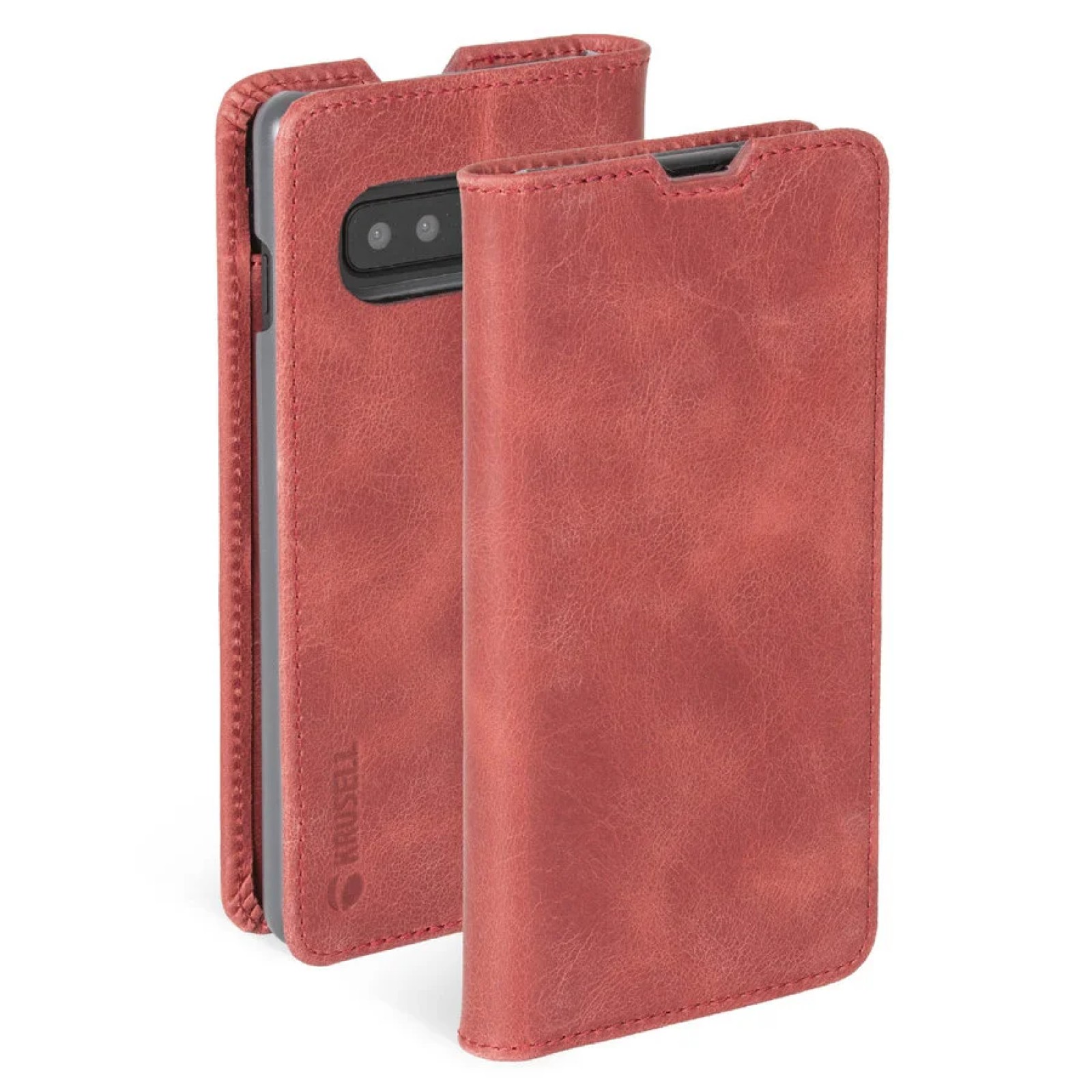 Гръб Krusell Sunne за Samsung Galaxy S10 Plus Червен