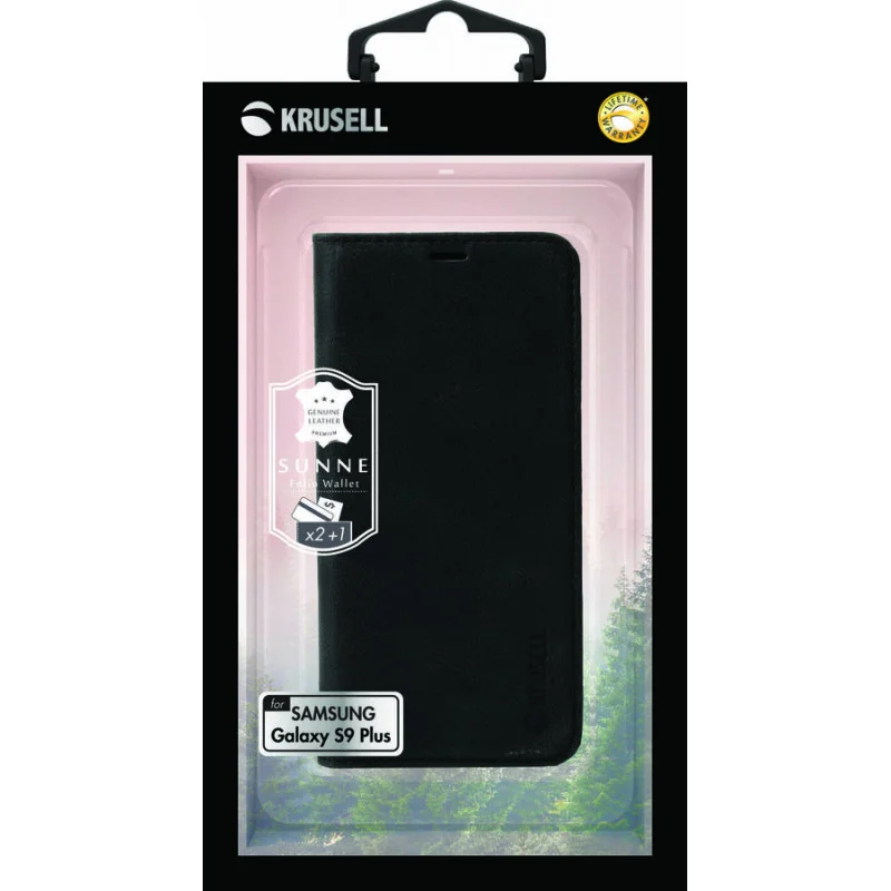 Гръб Krusell Sunne за Samsung Galaxy S9 Plus Черен